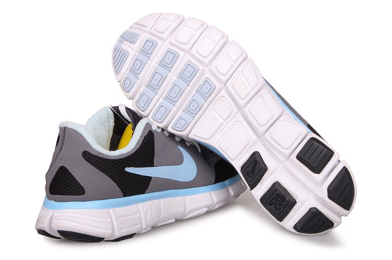 Nike Free 7.0 V2 Womens Running Shoes Grey Black Blue